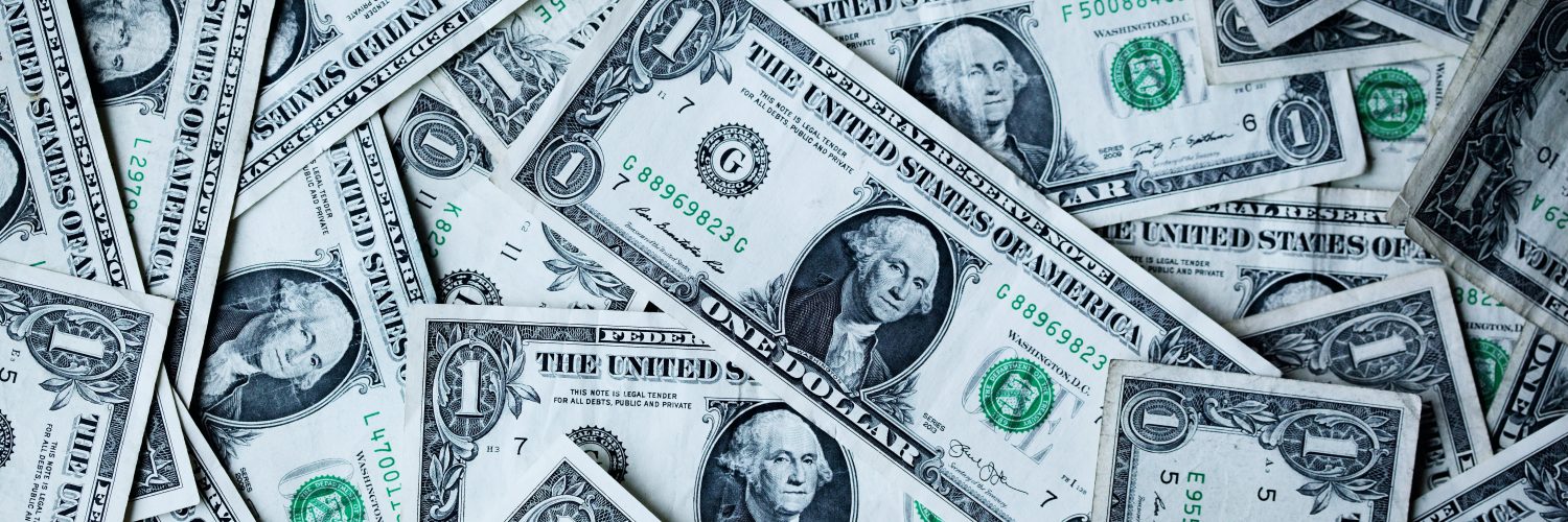 1 U.S.A dollar banknotes