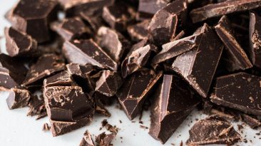chopped chocolate