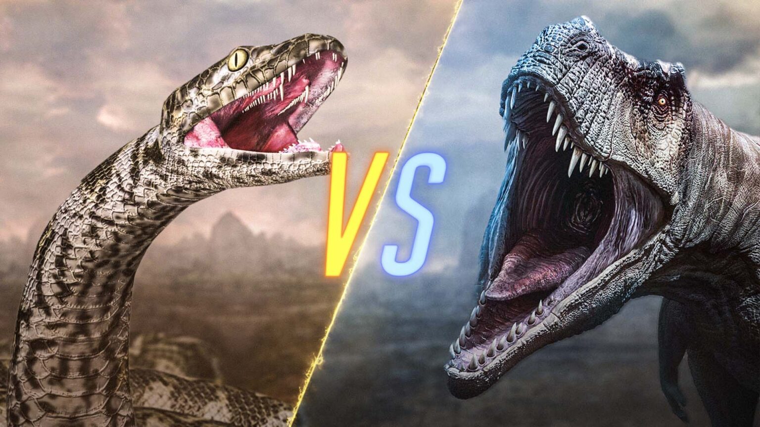 Find Out Who Would Win in a Battle Between a Titanoboa and T-Rex | What ...